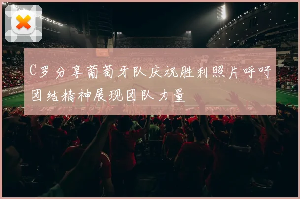C罗分享葡萄牙队庆祝胜利照片呼吁团结精神展现团队力量
